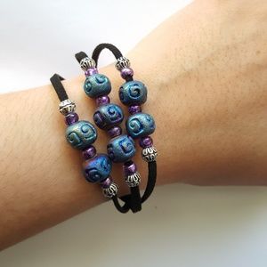 Multirow beaded bracelet